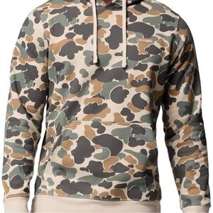 Columbia PFG Duck Camo light weight pullover hoodie Men’s XL - NWOT